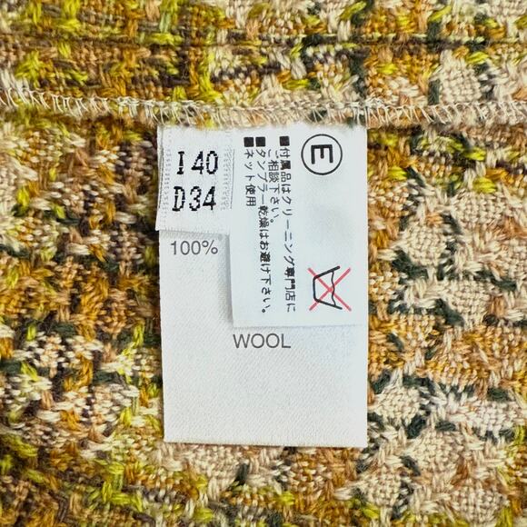 NWT Anna Molinari 2005 Y2K Runway Size Small Plaid Skirt - Picture 10 of 11